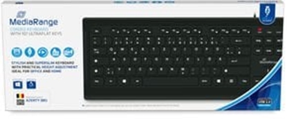 Изображение Klawiatura MediaRange Klawiatura kabelowy ultr paskie klawisze (BE) sw