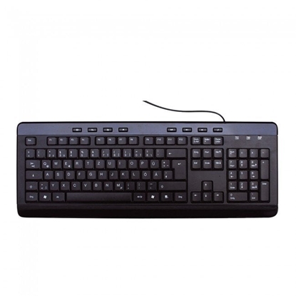 Picture of Mediarange Tastatur Multimedia Keyboard black QWERTY GR
