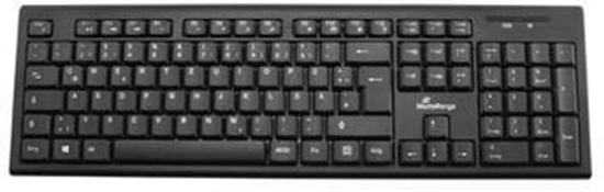 Picture of Klawiatura MediaRange Klawiatura Wireless czarny QWERTY GR