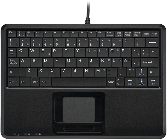 Picture of Klawiatura Perixx Keyboard PERIBOARD-510 H PLUS USB Wired Touchpad hiszpaski layout