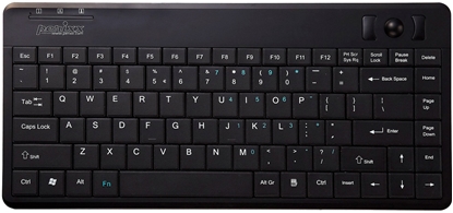 Picture of Klawiatura Perixx Klawiatura trackball Periboard 505H Plus, USB, czarny - PERIBOARD-505H Plus