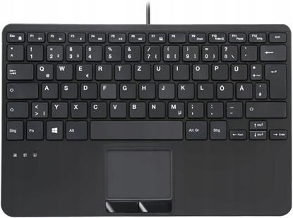 Picture of Klawiatura Perixx PERIBOARD-525 DE B Mini-USB-klawiatura z touchpadem czarny