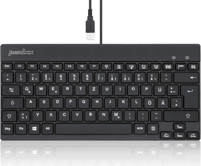 Picture of Klawiatura Perixx Perixx PERIBOARD-326 DE, Illuminated USB keyboard, wired, black