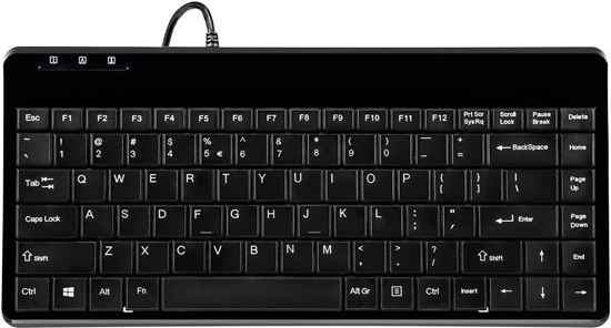 Picture of Klawiatura Perixx Perixx PERIBOARD-409 H, DE, Mini USB keypad, 2 hubs, black