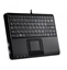 Picture of Klawiatura Perixx Perixx PERIBOARD-510 H PLUS US, mini USB keyboard, touchpad, hub, black