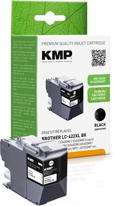 Изображение KMP Patrone Brother MFC-J5340DW LC422XLBK black 3000S. 66ml remanufactured