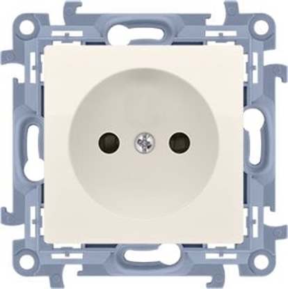 Attēls no Kontakt-Simon Gniazdo pojedyncze Simon 10 bez uziemienia 16A kremowy (CG1.01/41)