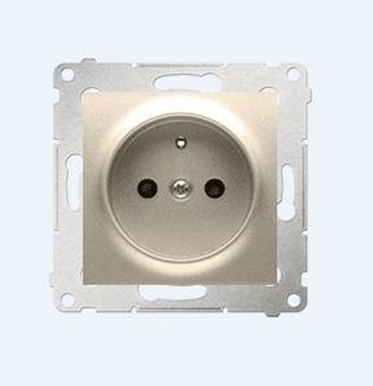 Picture of Kontakt-Simon Gniazdo SIMON54 1-krotne z/u 16A IP20 zote - DGZ1Z.01/44