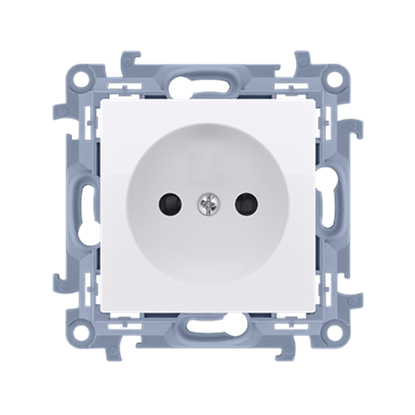 Picture of Kontakt-Simon Gniazdo wtyczkowe pojedyncze bez uziemienia biay 16A (CG1.01/11)