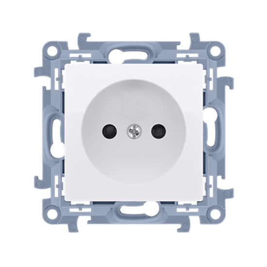 Picture of Kontakt-Simon Gniazdo wtyczkowe pojedyncze bez uziemienia biay 16A (CG1.01/11)