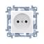 Picture of Kontakt-Simon Gniazdo wtyczkowe pojedyncze bez uziemienia biay 16A (CG1.01/11)