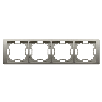 Attēls no Kontakt-Simon Ramka 4-krotna Basic Neos satyna metalizowana (BMRC4/29)