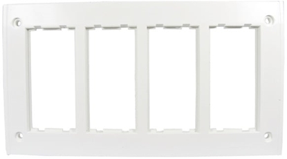 Attēls no Kontakt-Simon Ramka poczwórna CIMA PRO 8xK45 biay - SBM402/9