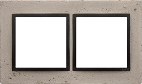 Изображение Kontakt-Simon Ramka podwójna 54 Nature beton Funda Mente (DRN2/93)