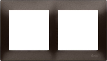 Attēls no Kontakt-Simon Ramka podwójna do puszek karton-gips brz mat (DRK2/46)