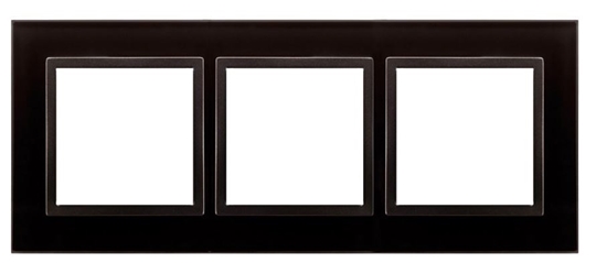 Изображение Kontakt-Simon Ramka potrójna szko zastyga lawa- DRN3/73