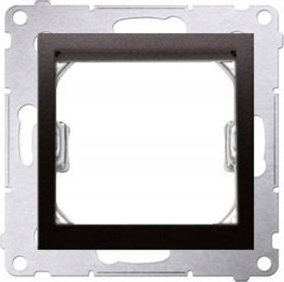 Attēls no Kontakt-Simon Simon 54 Adapter (przejciówka) na osprzt standardu 45 × 45 mm czarny mat do gniazd teleinform. Simon Connect DA45.01/49