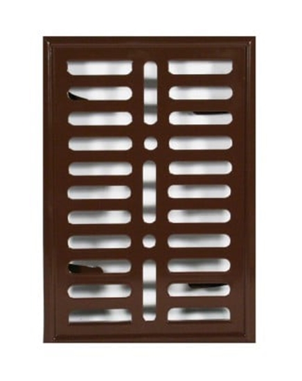 Изображение Kratka metalowa malowana brzowa 140x210mm