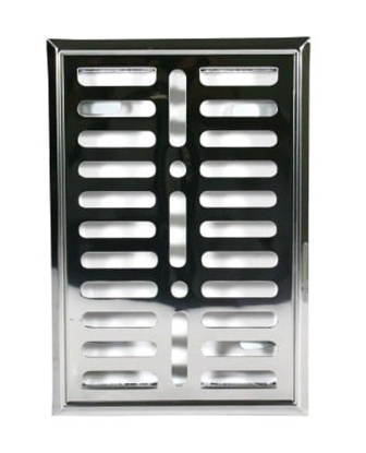 Picture of Kratka metalowa z szyldem nierdzewnym 140x210mm