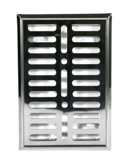 Picture of Kratka metalowa z szyldem nierdzewnym 140x210mm