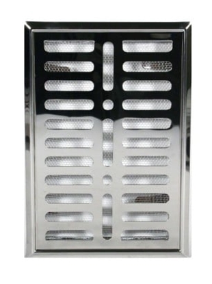 Picture of Kratka metalowa z szyldem nierdzewnym i siatk 140x210mm