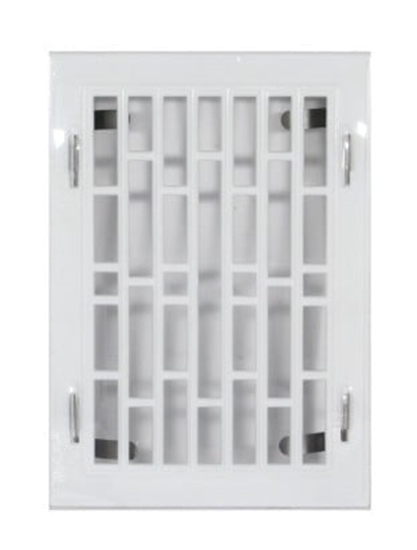 Picture of Kratka plastikowa z ramka metalow 14x21cm biaa