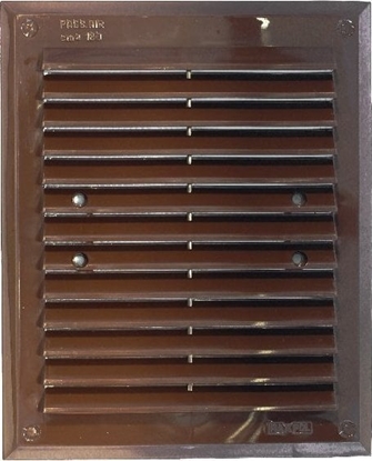 Picture of KRATKA WENTYLACYJNA Z SIATK 175*215MM BRZOWA