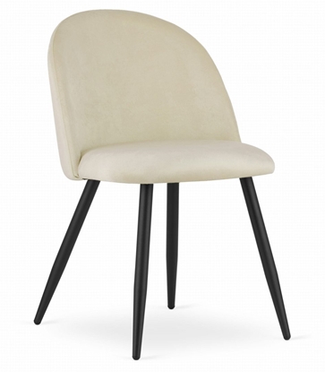 Attēls no Krzeso BELLO - aksamit be / nogi czarne x 1