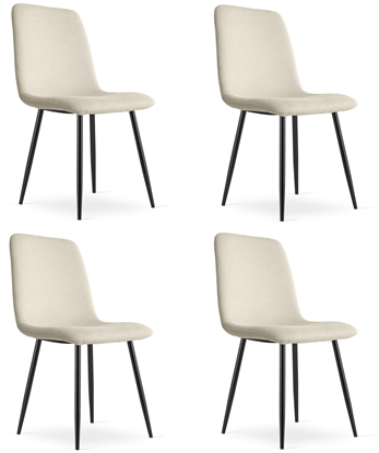 Attēls no Krzeso beowe tapicerowane RIFT tkanina do jadalni kuchni salonu x4