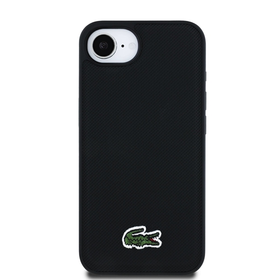 Изображение Lacoste Iconic Petit Pique Woven Logo MagSafe Case for Apple iPhone 16e