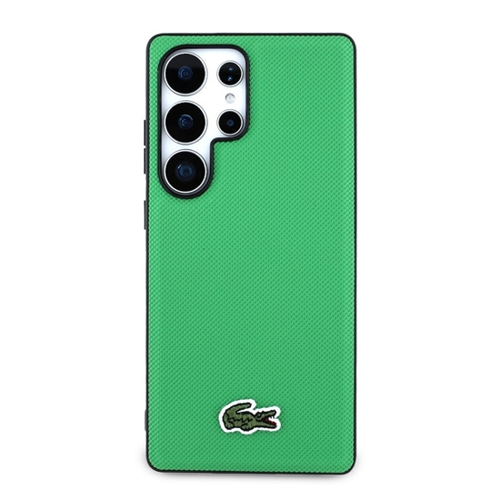 Picture of Lacoste Iconic Petit Pique Woven Logo MagSafe Case for Samsung Galaxy S25 Ultra