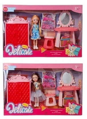 Attēls no Laleczka z szaf toaletk i innymi akcesoriami mix