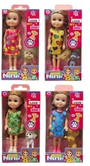 Picture of Lalka z pieskiem MIX