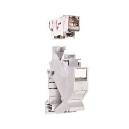 Изображение LAPP Adapter z gniazdem RJ45 kat.6A na szyn DIN TH35 (21700613)