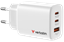 Picture of Lādētājs Verbatim Essentials GaN Wall Charger 65W 3 Port White