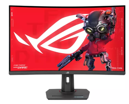 Изображение LCD Monitor|ASUS|ROG Strix XG32WCS|31.5"|Gaming/Curved|Panel VA|2560x1440|16:9|180Hz|1 ms|Swivel|Height adjustable|Tilt|90LM0AC0-B01970
