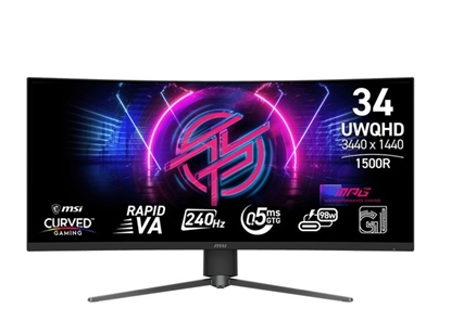 Изображение LCD Monitor|MSI|34 "|3440 x 1440 pixels|Native aspect ratio 21:9|LCD|MPG346CQRFX24