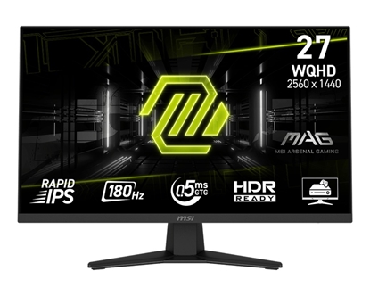 Picture of LCD Monitor|MSI|MAG 274QF|27"|Gaming|Matte|Panel IPS|2560x1440|16:9|180Hz|0.5 ms|Colour Black|MAG274QF