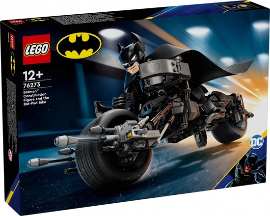 Picture of LEGO DC Super Heroes 76273 Batman Constr.Figure with Batpod
