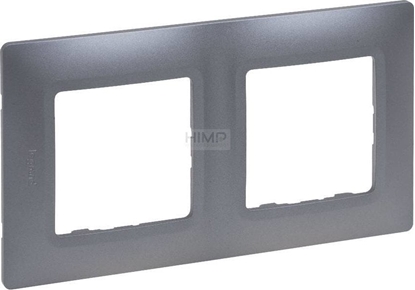 Изображение Legrand Niloe Selection Ramka podwójna stal 762052