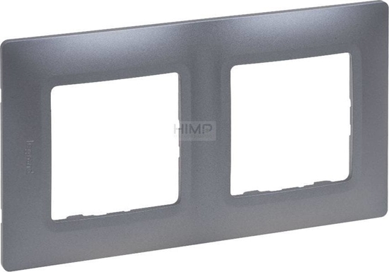 Изображение Legrand Niloe Selection Ramka podwójna stal 762052
