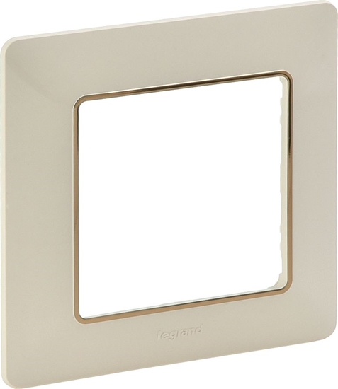 Picture of Legrand Ramka pojedyncza Valena Life kremowa / zota (754061)