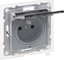 Picture of Legrand SUNO - Gniazdo 2P+Z IP44 - 16 A - 250 V~ - zaciski automatyczne - z przeson, Aluminium - Legrand 721386 himp