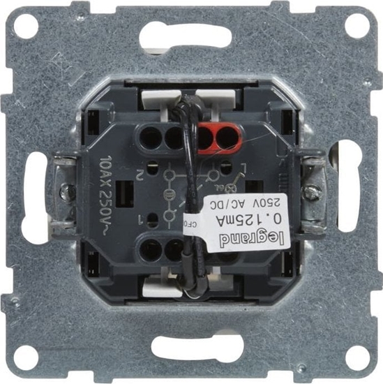 Picture of Legrand SUNO cznik schodowy z podwietleniem biay 10AX 250V zaciski automatyczne 721116