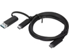 Picture of Lenovo 4X90U90618 USB cable 1 m USB 3.2 Gen 1 (3.1 Gen 1) USB A/USB C USB C Black