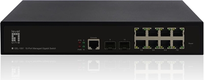 Attēls no LevelOne GEL-1061 KILBY 10-Port-L2-Gigabit Switch