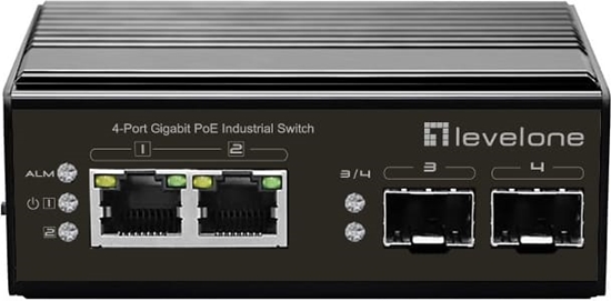 Picture of LevelOne IGP-0432 Industrial 4-Port Gigabit PoE Switch