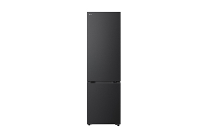 Attēls no LG Refrigerator | GBBS322CEV | Energy efficiency class C | Free standing | Combi | Height 203 cm | Fridge net capacity 262 L | Freezer net capacity 113 L | Display | 34 dB | Black
