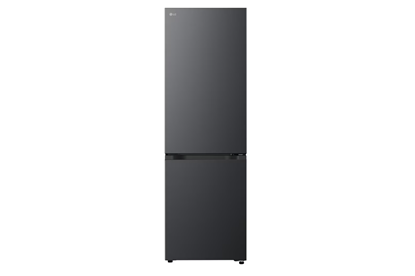 Attēls no LG Refrigerator | GBBSJ10EEP | Energy efficiency class E | Free standing | Combi | Height 186 cm | No Frost system | Fridge net capacity 220 L | Freezer net capacity 113 L | Display | 35 dB | Essence Matte Black