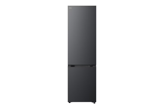 Picture of LG Refrigerator | GBBSJ1CCEP | Energy efficiency class C | Free standing | Combi | Height 186 cm | Fridge net capacity 220 L | Freezer net capacity 113 L | Display | 34 dB | Black